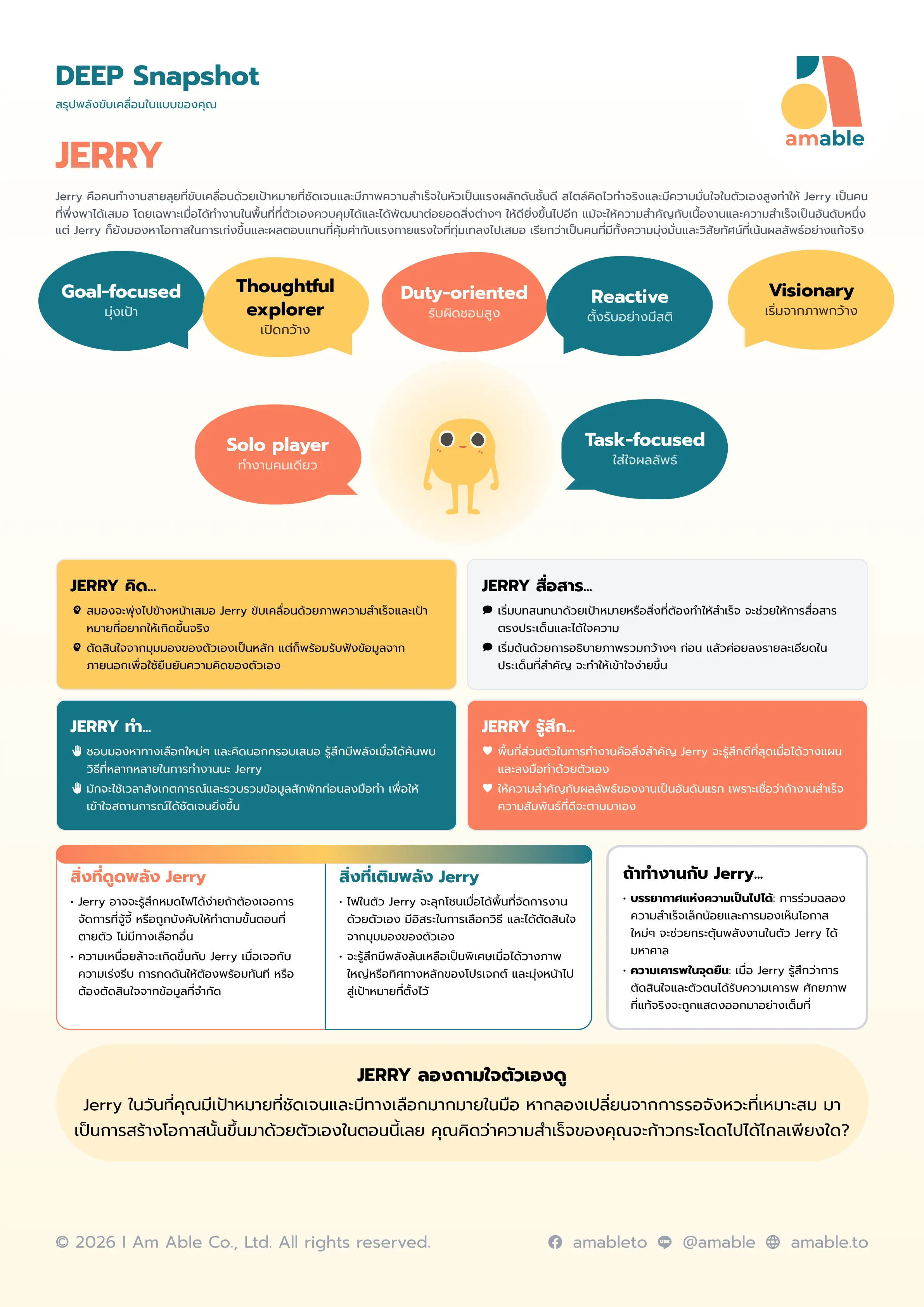 ตัวอย่างรายงาน DEEP by Amable